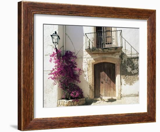 Picturesque Doorway, Altafulla, Tarragona, Catalonia, Spain-Ruth Tomlinson-Framed Photographic Print