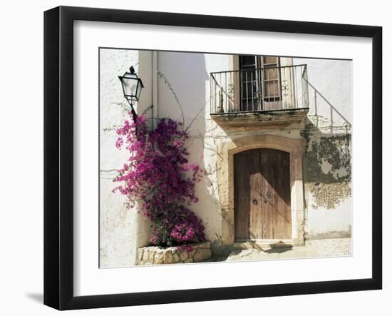 Picturesque Doorway, Altafulla, Tarragona, Catalonia, Spain-Ruth Tomlinson-Framed Photographic Print