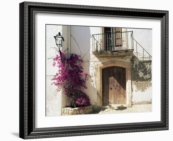 Picturesque Doorway, Altafulla, Tarragona, Catalonia, Spain-Ruth Tomlinson-Framed Photographic Print