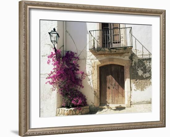 Picturesque Doorway, Altafulla, Tarragona, Catalonia, Spain-Ruth Tomlinson-Framed Photographic Print