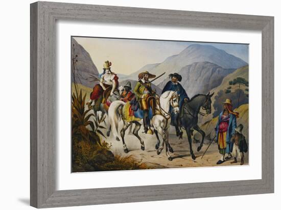 Picturesque Journey in Brazil, 19th Century-Johann Moritz Rugendas-Framed Giclee Print