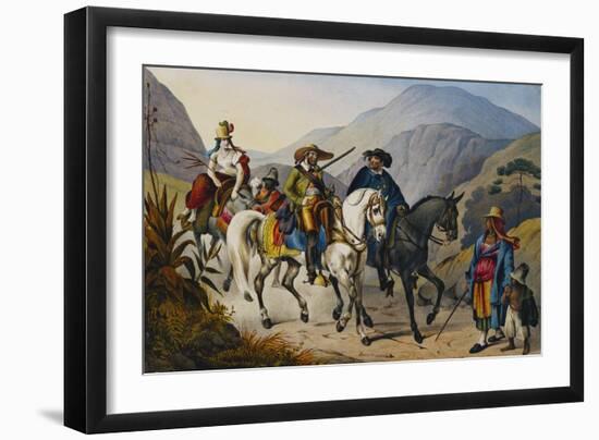 Picturesque Journey in Brazil, 19th Century-Johann Moritz Rugendas-Framed Giclee Print