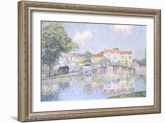 Picturesque Village-Paul Mathieu-Framed Giclee Print