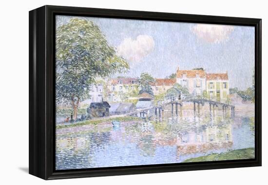 Picturesque Village-Paul Mathieu-Framed Premier Image Canvas