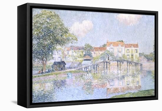 Picturesque Village-Paul Mathieu-Framed Premier Image Canvas