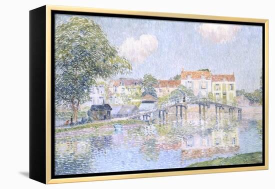 Picturesque Village-Paul Mathieu-Framed Premier Image Canvas