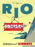 "Rio" Vintage Travel Poster, International Airways-Piddix-Art Print