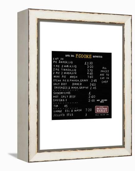 Pie N Mash-Hanna Melin-Framed Premier Image Canvas