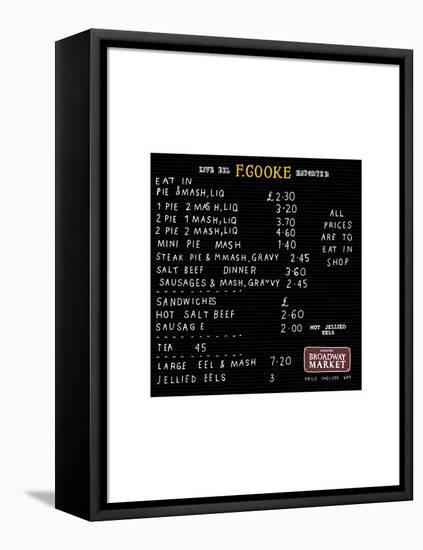 Pie N Mash-Hanna Melin-Framed Premier Image Canvas