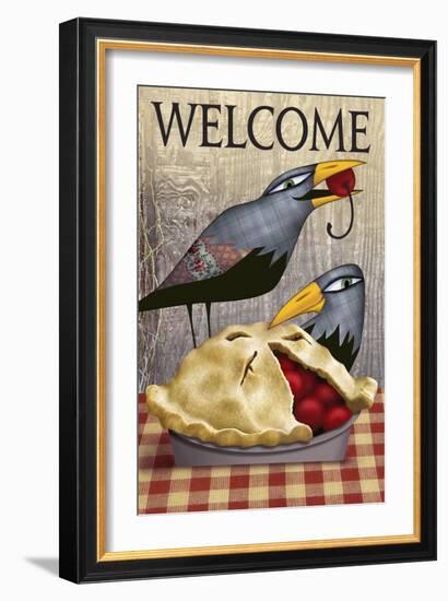 Pie with Crows-Margaret Wilson-Framed Giclee Print