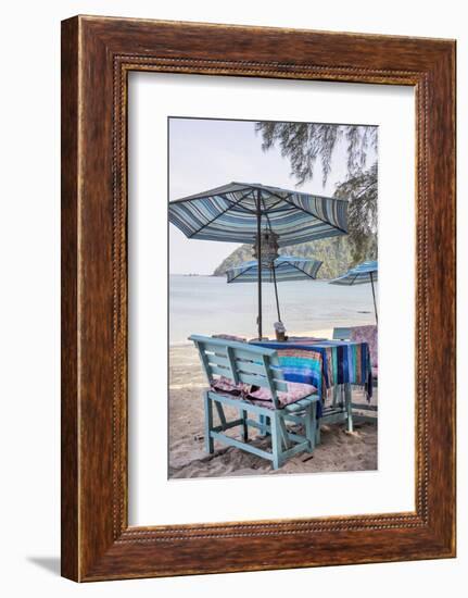 Piece of Furniture, Brightly, Runable Aground, Thailand, Beach-Andrea Haase-Framed Photographic Print