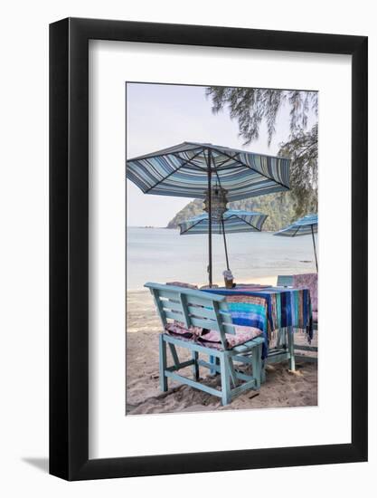 Piece of Furniture, Brightly, Runable Aground, Thailand, Beach-Andrea Haase-Framed Photographic Print