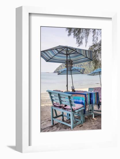 Piece of Furniture, Brightly, Runable Aground, Thailand, Beach-Andrea Haase-Framed Photographic Print