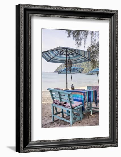 Piece of Furniture, Brightly, Runable Aground, Thailand, Beach-Andrea Haase-Framed Photographic Print