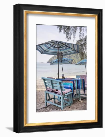 Piece of Furniture, Brightly, Runable Aground, Thailand, Beach-Andrea Haase-Framed Photographic Print