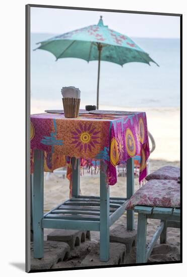 Piece of Furniture, Screen, Brightly, Beach Bar, Thailand, Beach-Andrea Haase-Mounted Photographic Print