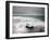 Piece of Glacial Ice Washed Ashore By the Incoming Tide Near Glacial Lagoon at Jokulsarlon, Iceland-Lee Frost-Framed Photographic Print