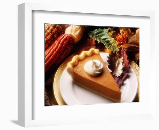 Piece of Pumpkin Pie-Tracey Thompson-Framed Photographic Print