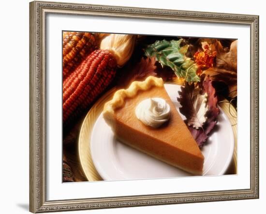 Piece of Pumpkin Pie-Tracey Thompson-Framed Photographic Print