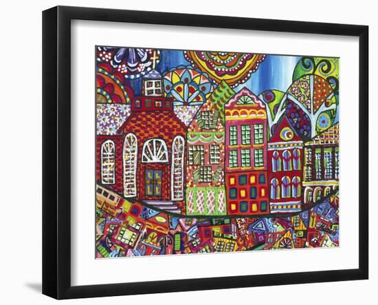 Pieces and Places-Debra Denise Purcell-Framed Giclee Print