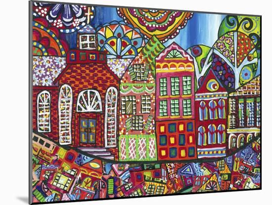 Pieces and Places-Debra Denise Purcell-Mounted Giclee Print