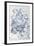 Pieces of Crushed Ice Cubes-Kröger and Gross-Framed Photographic Print