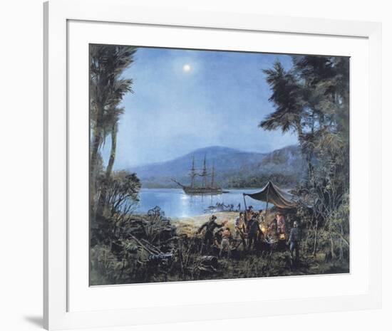 Pieces of Eight-Montague Dawson-Framed Premium Giclee Print