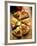 Pieces of Pizza with Different Toppings, on Wooden Background-null-Framed Photographic Print