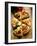 Pieces of Pizza with Different Toppings, on Wooden Background-null-Framed Photographic Print