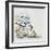 Pied Avocet (Recurvirostra Avosetta) with Chicks, Recurvirostridae-null-Framed Giclee Print