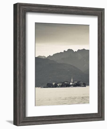 Piedmont, Lake Maggiore, Stresa, Borromean Islands, Isola Superiore O Dei Pescatori, Italy-Walter Bibikow-Framed Photographic Print