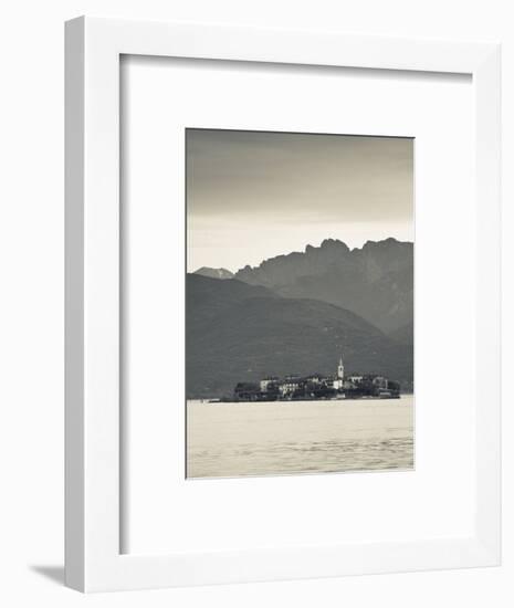 Piedmont, Lake Maggiore, Stresa, Borromean Islands, Isola Superiore O Dei Pescatori, Italy-Walter Bibikow-Framed Photographic Print