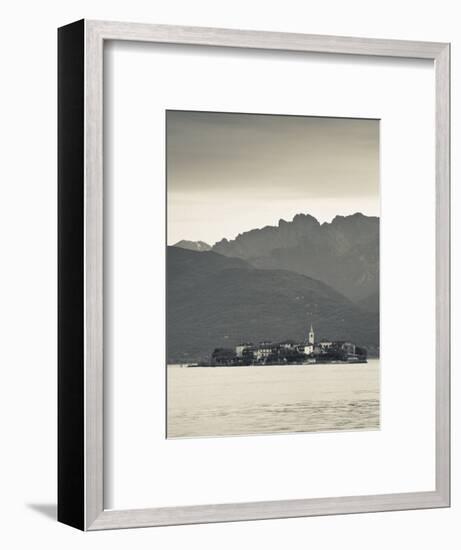 Piedmont, Lake Maggiore, Stresa, Borromean Islands, Isola Superiore O Dei Pescatori, Italy-Walter Bibikow-Framed Photographic Print