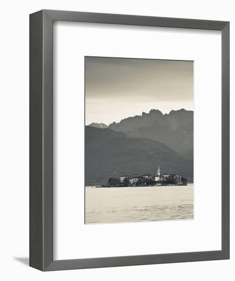 Piedmont, Lake Maggiore, Stresa, Borromean Islands, Isola Superiore O Dei Pescatori, Italy-Walter Bibikow-Framed Photographic Print