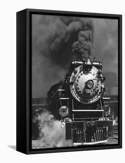 Piedmont Limited Locomotive on the Southern Railway's Charlotte Division-Horace Bristol-Framed Premier Image Canvas