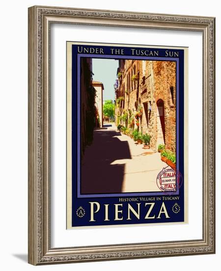 Pienza Tuscany 4-Anna Siena-Framed Giclee Print