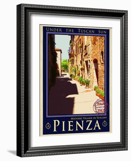 Pienza Tuscany 4-Anna Siena-Framed Giclee Print