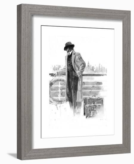 Pier 56 Study-Brent Lynch-Framed Art Print