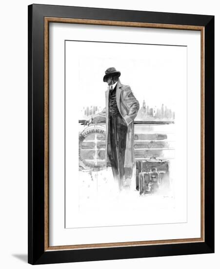 Pier 56 Study-Brent Lynch-Framed Art Print