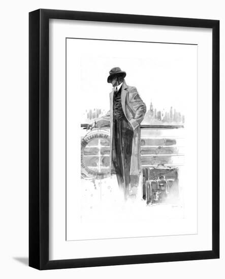 Pier 56 Study-Brent Lynch-Framed Art Print