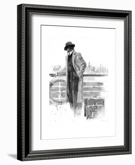 Pier 56 Study-Brent Lynch-Framed Art Print