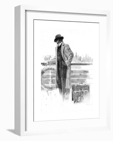 Pier 56 Study-Brent Lynch-Framed Premium Giclee Print