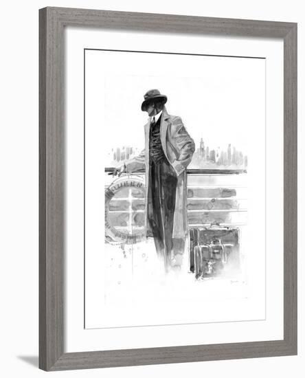 Pier 56 Study-Brent Lynch-Framed Art Print