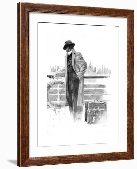 Pier 56 Study-Brent Lynch-Framed Art Print