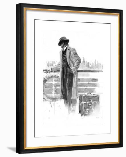 Pier 56 Study-Brent Lynch-Framed Art Print