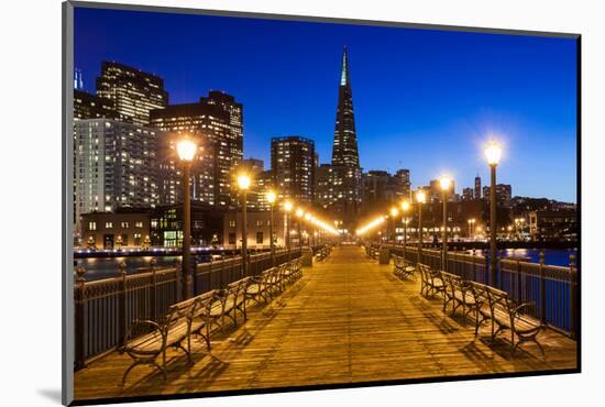 Pier 7 in San Francisco-nstanev-Mounted Photographic Print