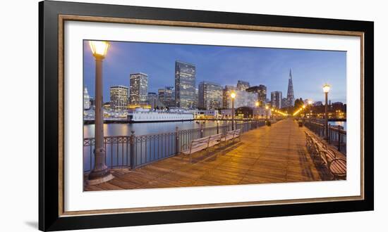 Pier 7, Transamerica Pyramid, Financial District, San Francisco, California, Usa-Rainer Mirau-Framed Photographic Print