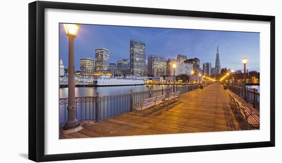 Pier 7, Transamerica Pyramid, Financial District, San Francisco, California, Usa-Rainer Mirau-Framed Photographic Print