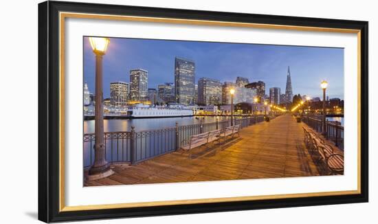 Pier 7, Transamerica Pyramid, Financial District, San Francisco, California, Usa-Rainer Mirau-Framed Photographic Print