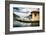 Pier and a Small House, Riva Del Garda, Italy-George Oze-Framed Photographic Print